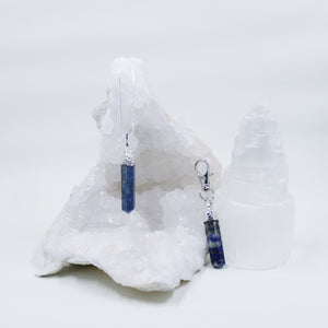 Blue Lapis Lazuli energy crystal sets of necklaces and clip pendants | Hound and Friends