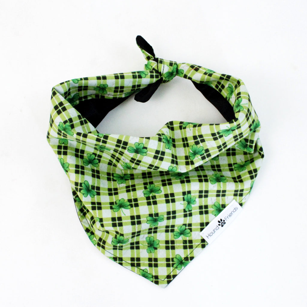 Dog Scarf Lina Art & Desingn, for all breeds, Green Plaid