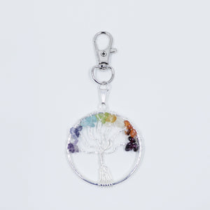 7 Chakras with Tree of Life energy crystals of necklaces and pet clip pendants | Hound and Friends