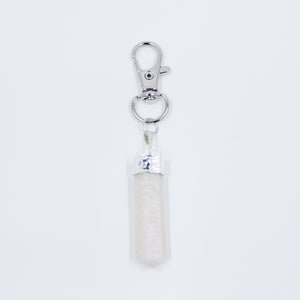 Cream Moonstone energy crystal set of necklaces and clip pendants | Hound and Friends