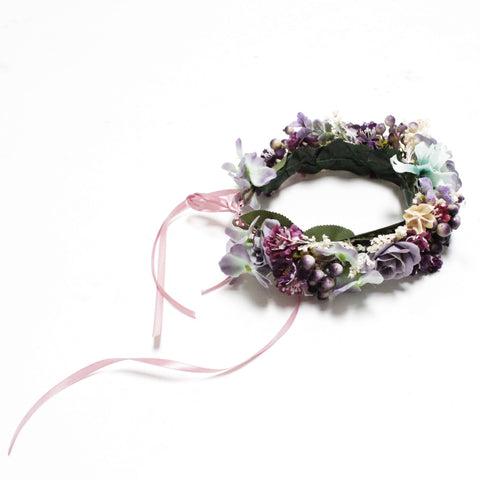 Image of Finn Flower Floral Crown for dogs and people to match at Hound and Friends