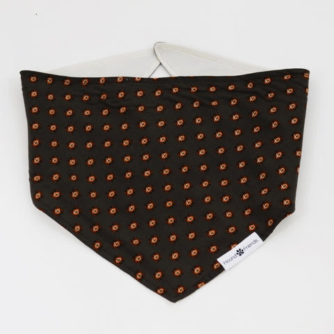 Image of Hogan Reversible Dog Bandana matching with owners | Hound and Friends