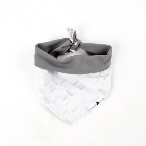 Image of Margo Gray Reversible Tie-On Dog Bandanas and Accessories | Hound and Friends