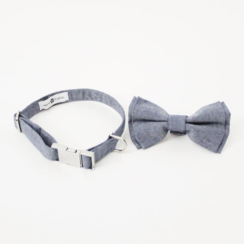 Image of Waffles Dog Bow Tie Collar