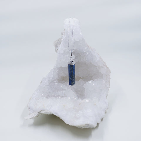 Image of Blue Lapis Lazuli energy crystal sets of necklaces and clip pendants | Hound and Friends