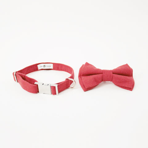 Image of Kingston Luxury Dog Bow Tie Collar | Hound and Friends